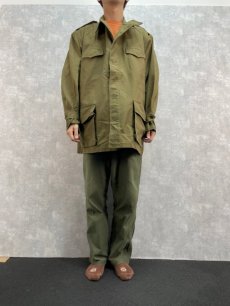 画像2: 40〜50's French Army M-47 フィールドジャケット 前期  (2)