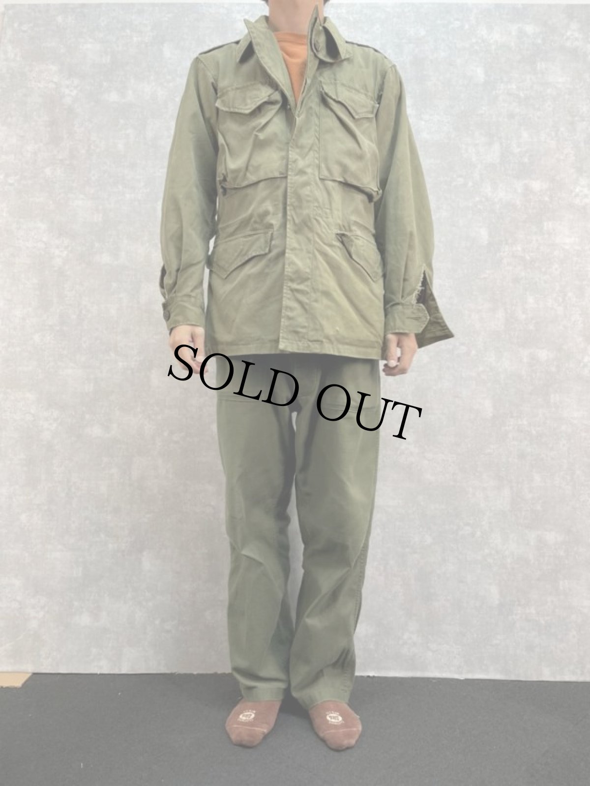 画像2: 40's U.S.ARMY M-43 フィールドジャケット 32R (2)