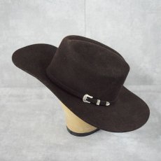 画像1: STETSON USA製 オープンロード ウールハット BROWN 7 1/2 (1)