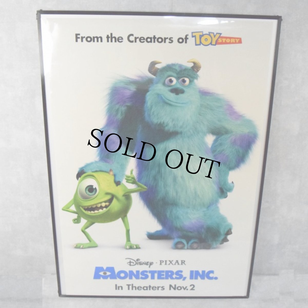 画像1: DISNEY/PIXAR Monsters, Inc. Movie Poster (1)