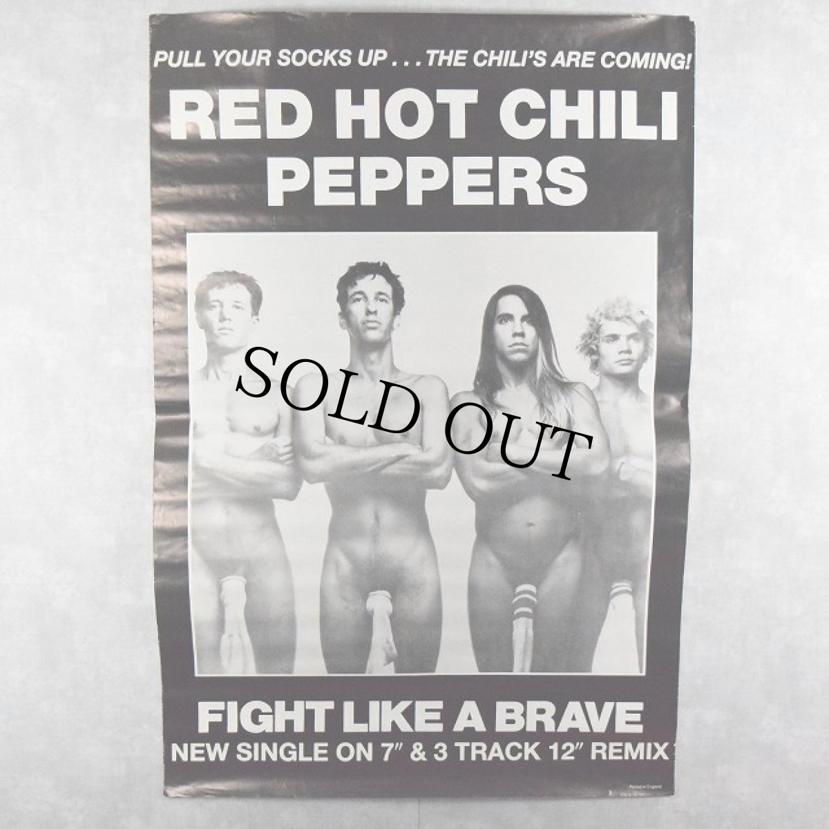 画像1: RED HOT CHILI PEPPERS Rock band Poster (1)