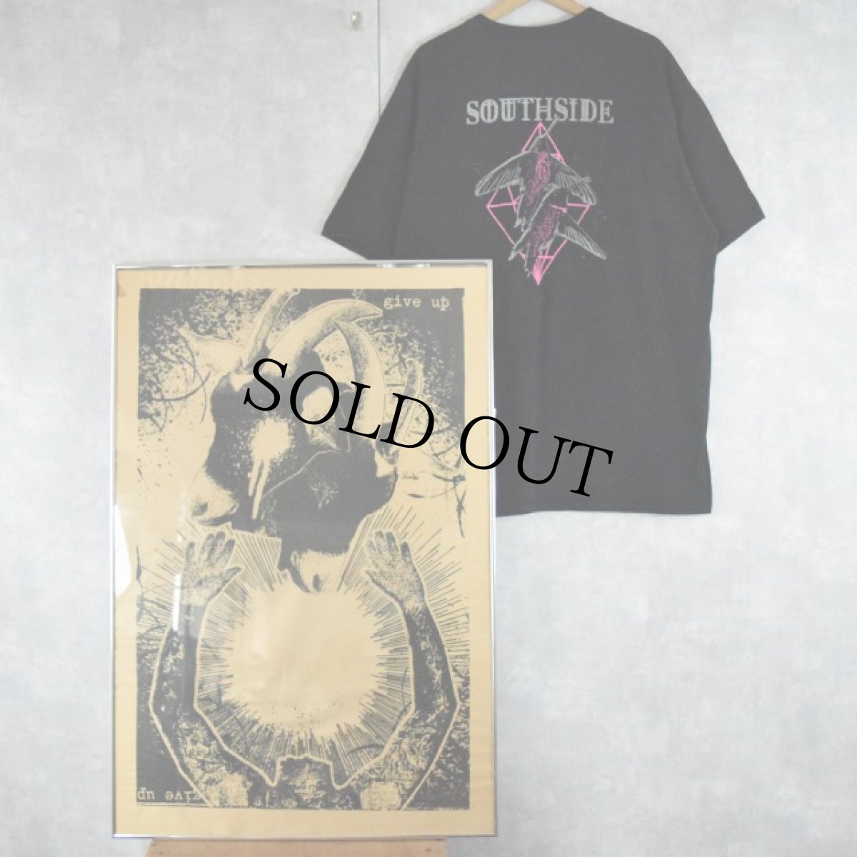 画像1: 90's〜00's SOUTH SIDE Skate park グラフィックプリントT-shirt & Poster SET (1)