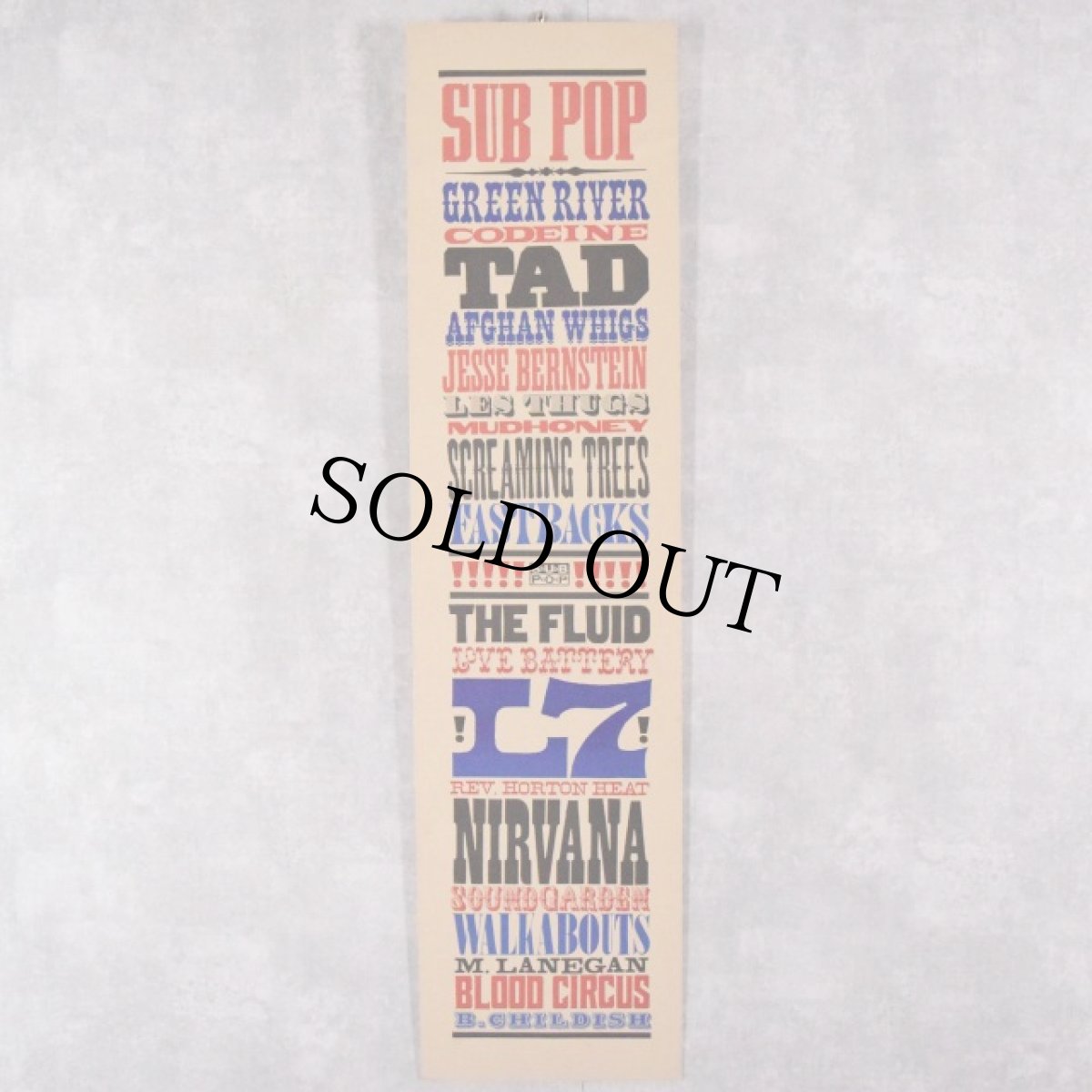 画像1: SUB POP Music Poster (1)