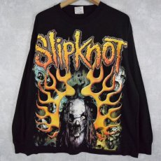 画像1: Slipknot ヘヴィメタルバンドロンT (1)