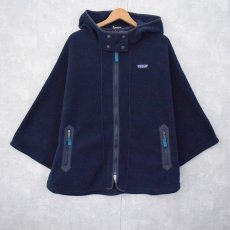 画像1: Patagonia フリースポンチョ XS/S (1)