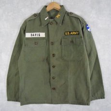 画像1: 50's U.S.ARMY ユーティリティーシャツ 1st パッチ＆エポレット付き   (1)