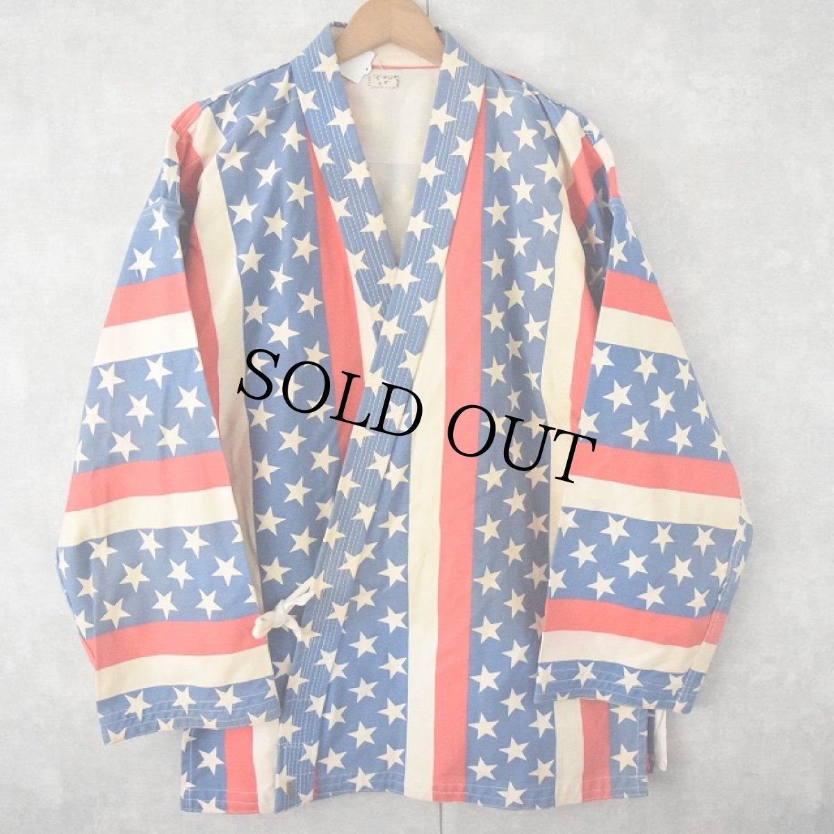 画像2: 星条旗柄 ダック地 道着 SETUP (2)