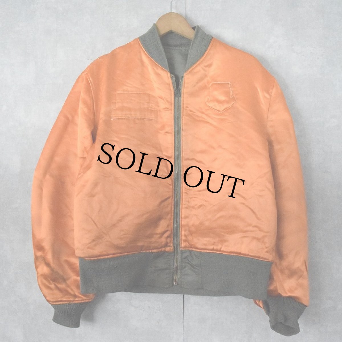 画像2: 60's U.S.AIR FORCE L-2B フライトジャケット パッチ付き MEDIUM (2)