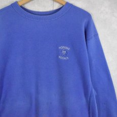 画像1: 90's Champion REVERSE WEAVE "HOPKINS ROYALS" 刺繍入り スウェット XXL (1)