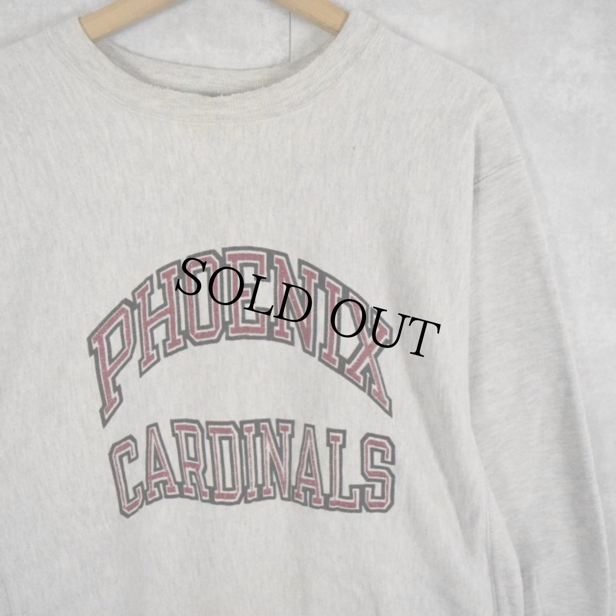 画像1: 90's Champion REVERSE WEAVE USA製 "PHOENIX CARDINALS" L (1)