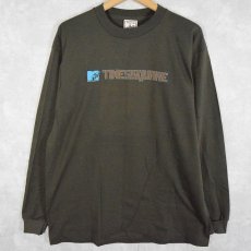 画像2: 90's ALORE USA製 "MTV TIMES SQUARE" ロゴプリントロンT DEADSTOCK XL (2)