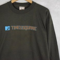 画像1: 90's ALORE USA製 "MTV TIMES SQUARE" ロゴプリントロンT DEADSTOCK XL (1)