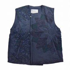 画像1: 【SALE】  2021AW ink "PATCH UP VEST" C.BLACK【M】 (1)