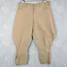 画像1: 【SALE】  30s〜40's U.S.ARMY メタルボタン ジョッパーズパンツ W31 (1)