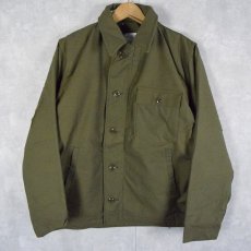 画像1: 80's U.S.NAVY A-2 デッキジャケット DEADSTOCK MEDIUM (1)