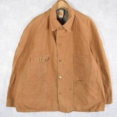 画像1: 60〜70's Carhartt キルティングライナー ダックカバーオール  (1)