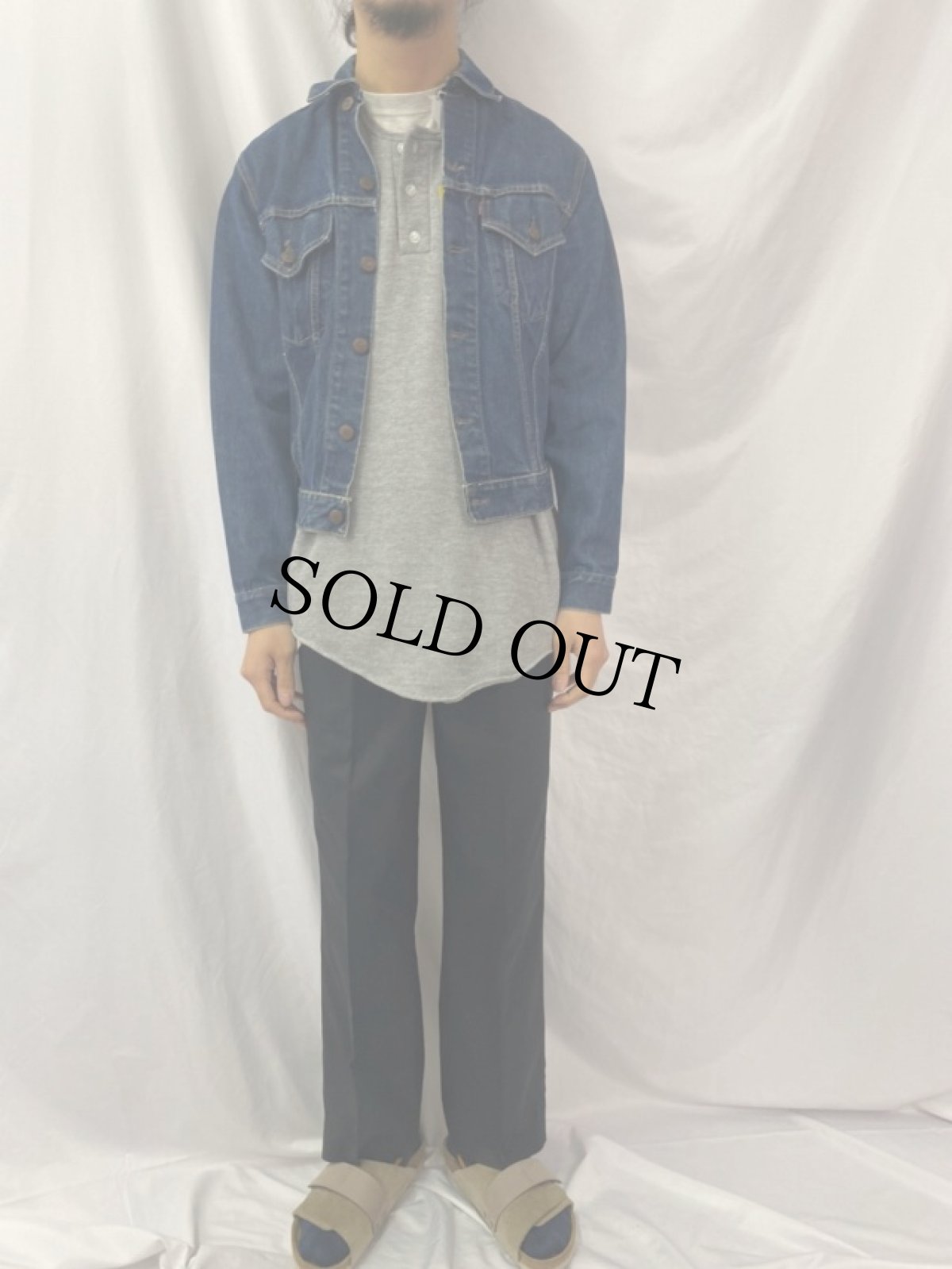 画像2: 60's LEVI'S 557XX USA製 3rd デニムジャケット SIZE36 (2)