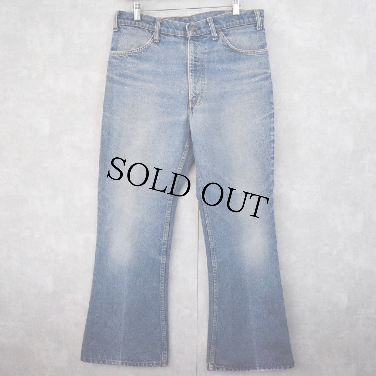 画像1: 70's Levi's 646-0217 ブーツカットデニムパンツ W33 (1)