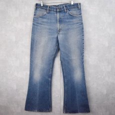 画像1: 70's Levi's 646-0217 ブーツカットデニムパンツ W33 (1)