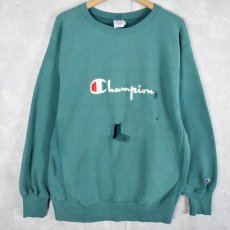 画像1: 90's Champion REVERSE WEAVE USA製 ロゴ刺繍 XL (1)