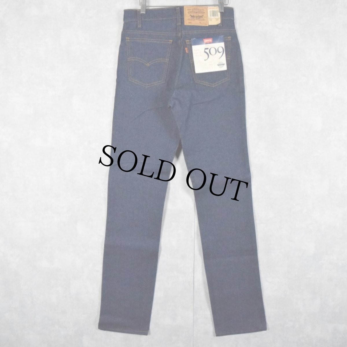 画像1: 80's Levi's 509 USA製 デニムパンツ フラッシャー付きDEADSTOCK W30 (1)