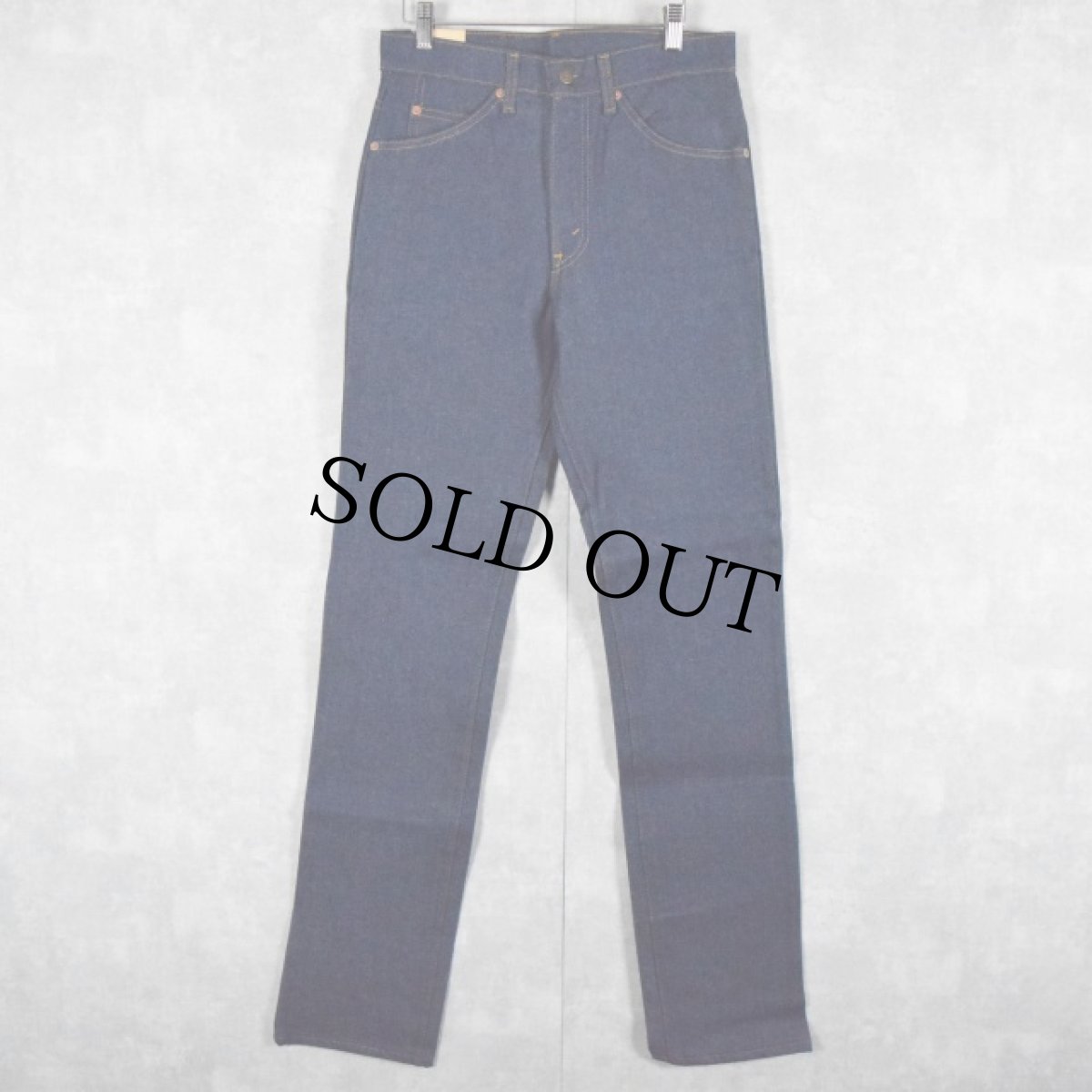 画像2: 80's Levi's 509 USA製 デニムパンツ フラッシャー付きDEADSTOCK W30 (2)