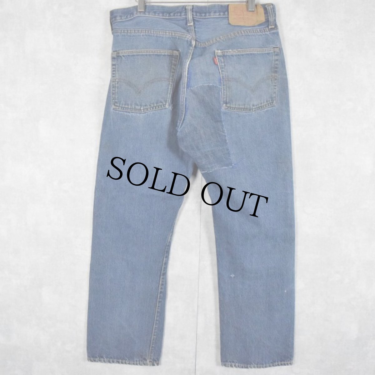 画像2: 70's Levi's 501 66前期 デニムパンツ W35 (2)