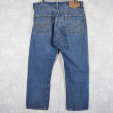 画像2: 70's Levi's 501 66前期 デニムパンツ W35 (2)