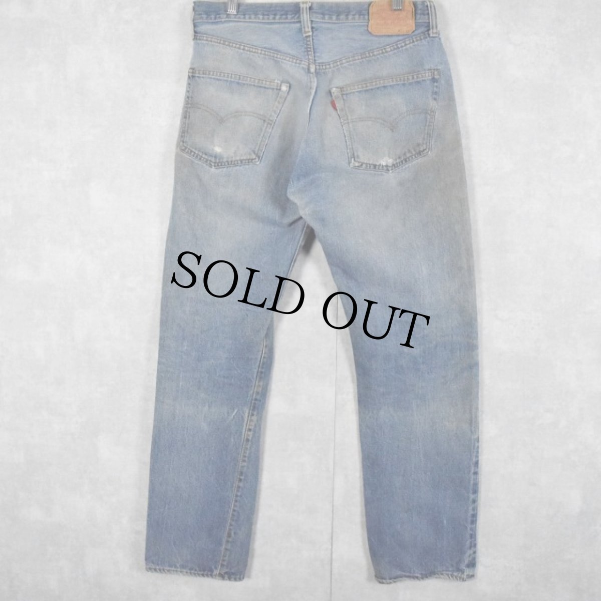 画像2: 70's Levi's 501 66後期 デニムパンツ W33 (2)