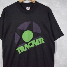 画像1: 90's TRACKER USA製 スケートプリントTシャツ L (1)