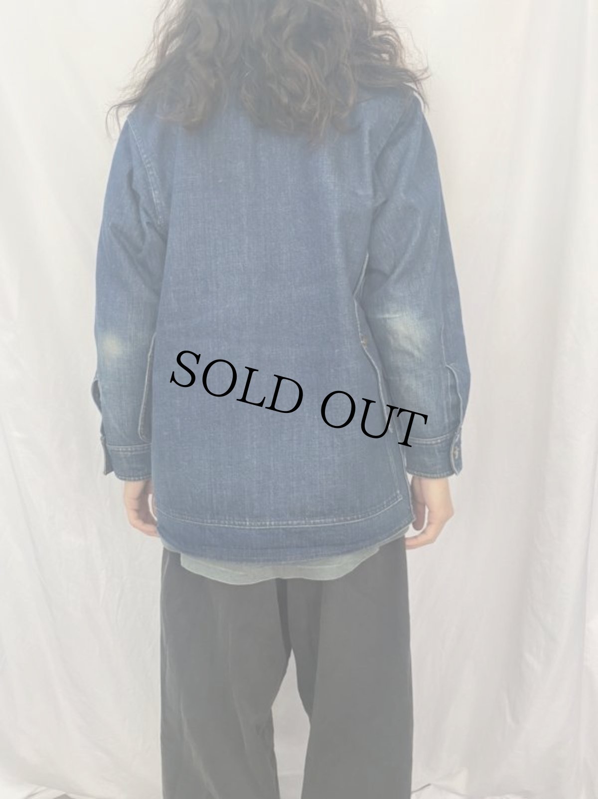 画像4: 90's FILSON×Levi's USA製 デニムクルーザーコート M (4)