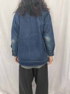 画像4: 90's FILSON×Levi's USA製 デニムクルーザーコート M (4)