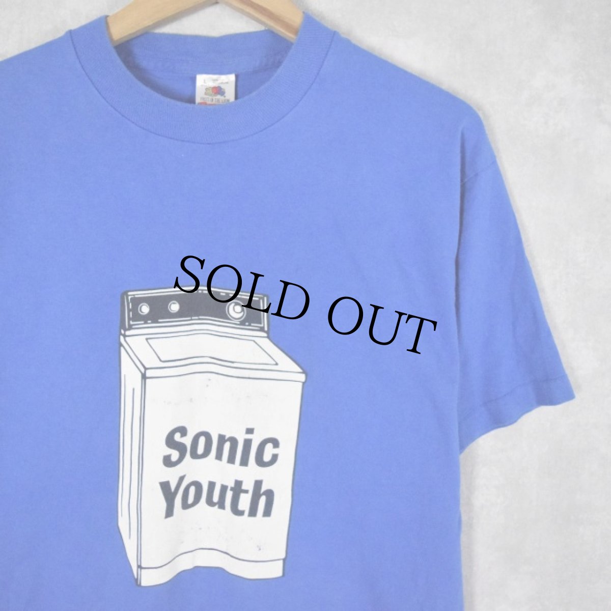 画像1: 90's SONIC YOUTH USA製 "Washing Machine" オルタナティヴ・ロックバンドTシャツ L (1)