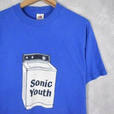 画像1: 90's SONIC YOUTH USA製 "Washing Machine" オルタナティヴ・ロックバンドTシャツ L (1)