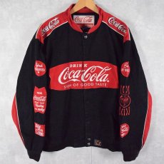 画像1: JEFF HAMILTON "Coca Cola" レーシングジャケット XL (1)