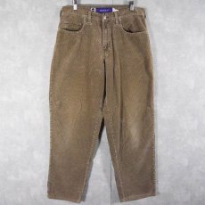 画像1: 90's Levi's SILVER TAB USA製 "BAGGY" コーデュロイパンツ W33 (1)