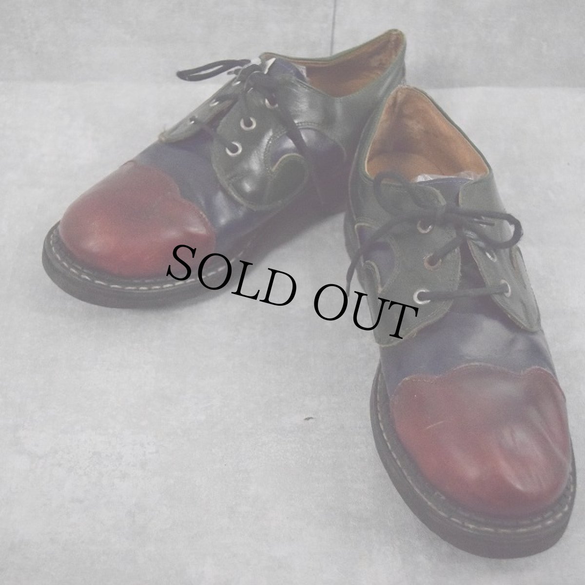 画像1: Angels JOHN FLUEVOG デザインレザーシューズ 26cm (1)