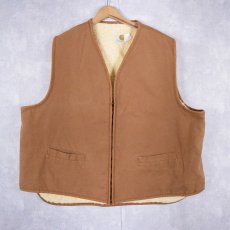 画像1: Carhartt ダックボアベスト XXXXLT (1)