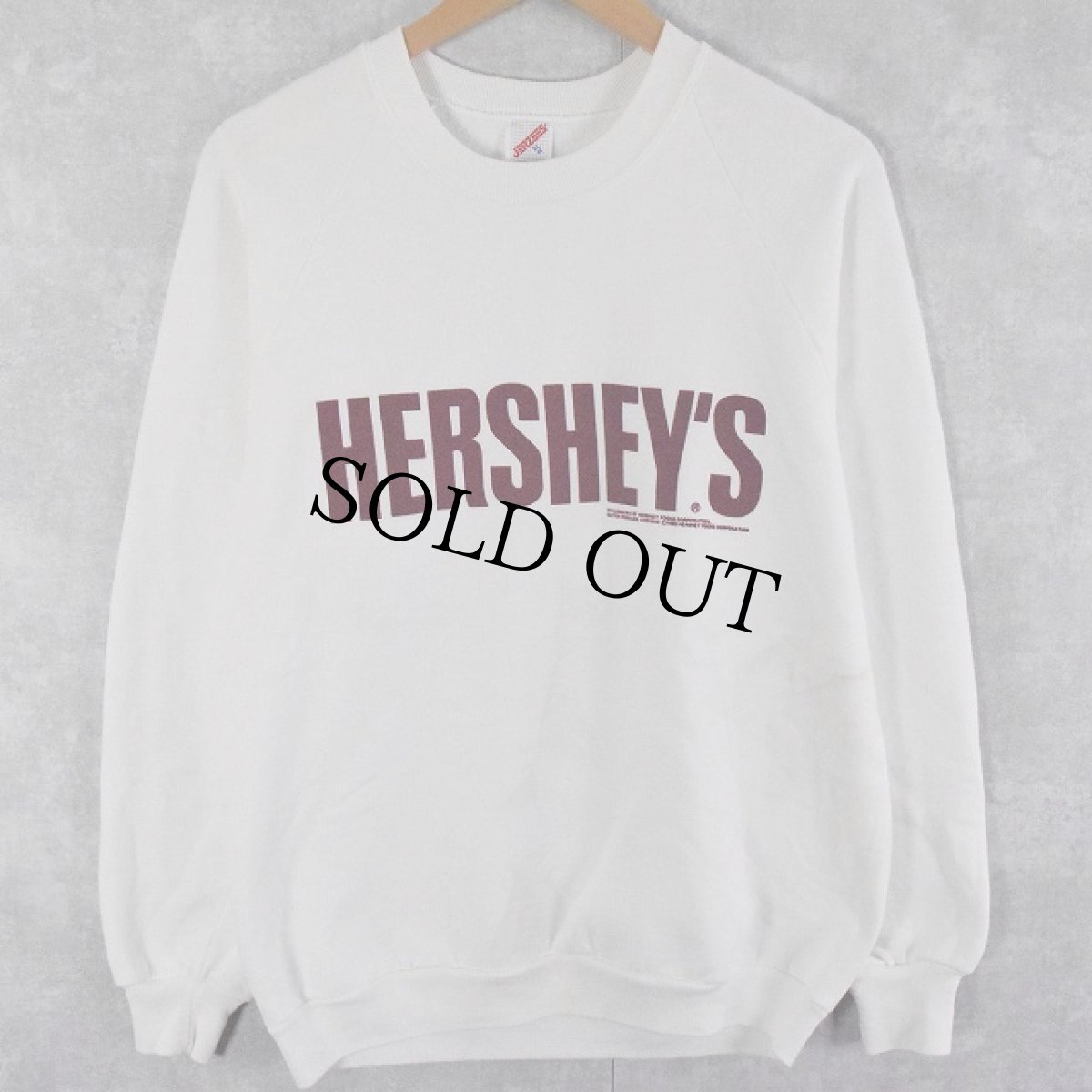 画像2: 90's HERSHEY'S USA製 プリントスウェット XL (2)
