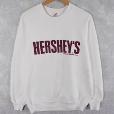 画像2: 90's HERSHEY'S USA製 プリントスウェット XL (2)