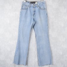 画像1: 90's Levi's SILVER TAB USA製 "hipster flare" フレアデニムパンツ W30 (1)