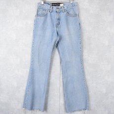 画像1: 90's Levi's SILVER TAB USA製 "hipster flare" フレアデニムパンツ W30 (1)