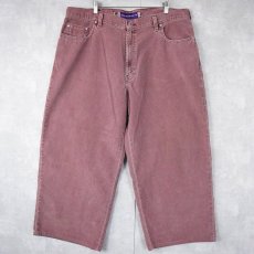 画像1: 90's Levi's SILVER TAB "BAGGY MEGA WIDE LEG" 後染めコーデュロイパンツ W41 (1)