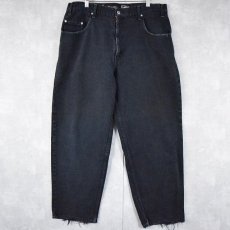 画像1: 90's Levi's SILVER TAB "BAGGY" ブラックデニムパンツ W38 (1)