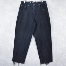 画像1: 90's Levi's SILVER TAB USA製 "BAGGY" ブラックデニムパンツ W35 (1)