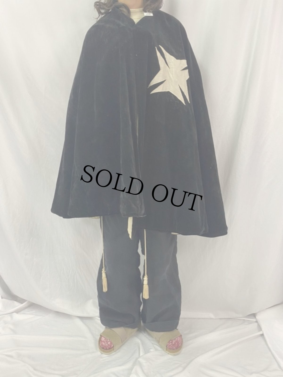 画像2: 〜30's The M.C LILLEY&CO ベルベットケープ (2)