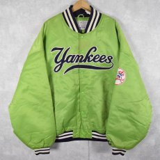 画像1: 90's STARTER "New York Yankees" ナイロンベースボールジャケット (1)