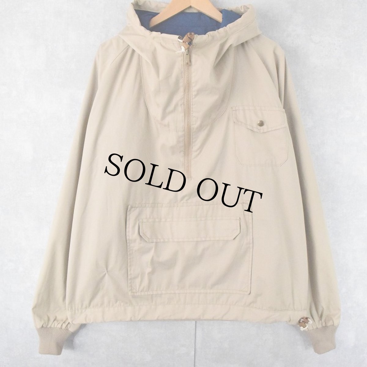 画像2: 70〜80's BACK TO BASICS USA製 リバーシブル アノラックパーカー XL (2)