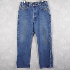 画像1: 90's Levi's 517 USA製 "BOOT CUT" デニムパンツ W35 (1)