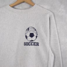 画像2: 90's Champion REVERSE WEAVE USA製 バックプリント "MAINE SOCCER" M (2)